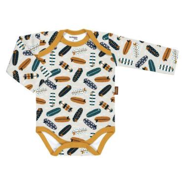 Imagem de Body Manga Longa em cotton, diversas estampas - 1 Peça - Batistela Bab