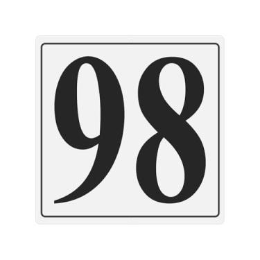 Imagem de PATIKIL Placa de metal grande, 30,5 x 30,5 cm, placa de sinalização 98, placa de sinalização, sinais resistentes ao clima para uso interno e externo