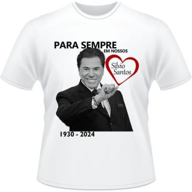 Imagem de Camiseta Adulto ou Infantil Homenagem Luto Silvio Santos - Balisarts, 