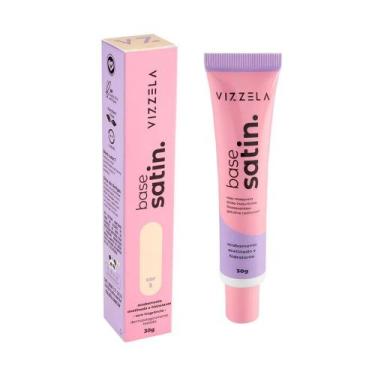 Imagem de Base Facial Líquida Vizzela Satin Cor 02 30gr