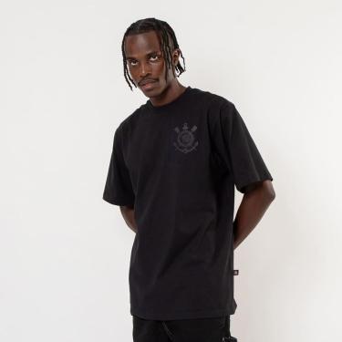 Imagem de Camiseta Corinthians Street 1250201 Preta-Masculino