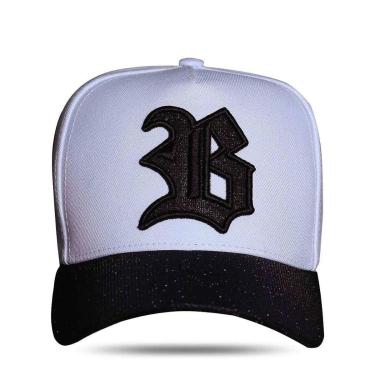 Imagem de Boné Blck Brasil Snapback Aba Curva Com Brilho Shine-Masculino