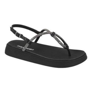 Imagem de Sandalia Moleca 5499.100 Papete Dedo Plataforma Flatform Feminino-Feminino