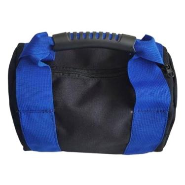 Imagem de YIJU Saco de areia para kettlebell, saco de peso para levantamento de peso, de areia vazio para treino funcional, Azul