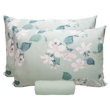 Imagem de Jogo de Lençol Portallar Casa 100% Algodão Queen Munique/Verde Topaz