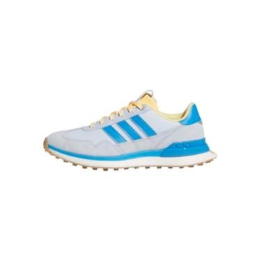 Imagem de adidas Tênis feminino de golfe, Céu cristalino/azul raio lúcido/tangerina gelada, 37