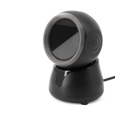 Imagem de Scanner de código de barras QR leitor de código de barras com fio scanner de código de barras 1D mãos livres scanner de código de barras usb com fio scanner de código de barras 2D scanner de código de