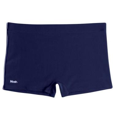 Imagem de Sunga Boxer Lisa Mash Masculina, Azul marinho, Gg