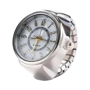 Imagem de Moda anéis dedo relógios moda festa relógios de quartzo unisex casal a