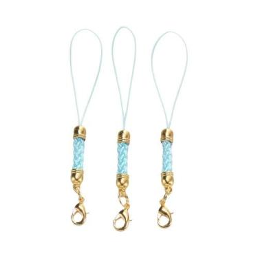 Imagem de Corda Para Chaveiro DIY Com Fecho Lagosta, Argolas De Ligação, Cordão 