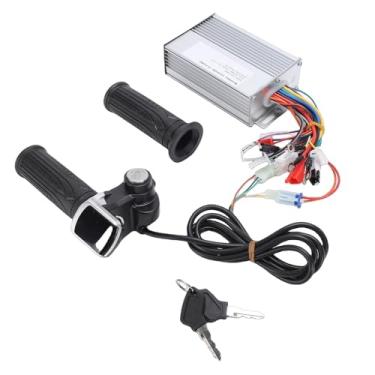 Imagem de RiToEasysports Kit de Conversão de Bicicleta Elétrica, Controlador de Motor Sem Escova de Liga de Alumínio Com Punho de Acelerador Confortável para Fácil Instalação Em Bicicletas Elétricas e Scooters