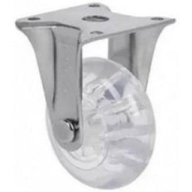 Imagem de Rodizio Fixo Para Carrinhos E Móveis Roda Gel Flap 210 Mf