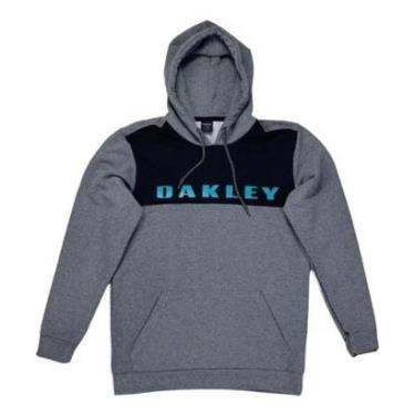 Imagem de Moletom Mod. Oakley Sport Pullover Cinza Cinza-escuro P-Masculino