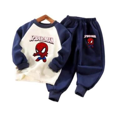 Imagem de Conjunto De 2 Peças Com Estampa De Desenho Animado Da Marvel Para Meni