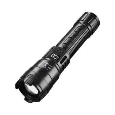 Imagem de Lanterna LED Poderosa De 9900LM, Recarregável Por USB, Com Zoom Telesc