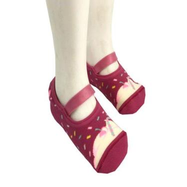 Imagem de Meia Puket Sapatilha Boneca Kids -, 23 A 27, Pink