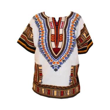 Imagem de Camiseta Masculina Com Estampa 3D Estilo Étnico Africano De Verão Mang