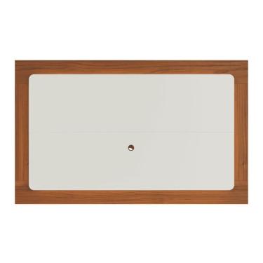 Imagem de Painel Para Tv Até 75 Polegadas Off White E Freijó 180cm