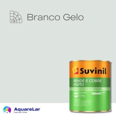 Imagem de Rende & Cobre Muito Suvinil Fosco 3,2L, BRANCO GELO