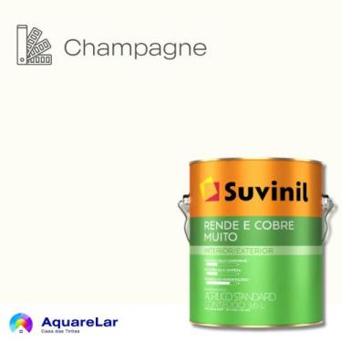 Imagem de Rende & Cobre Muito Suvinil Fosco 3,2L, CHAMPAGNE