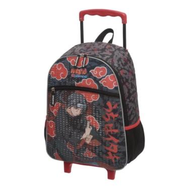 Imagem de Mochila Rodinhas Infantil Menino Escolar Itachi Akatsuki Naruto Pacific-Masculino