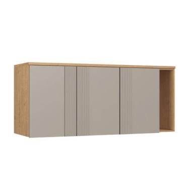 Imagem de Módulo Aéreo para Quarto 3 Portas Elegance - Móveis Castro