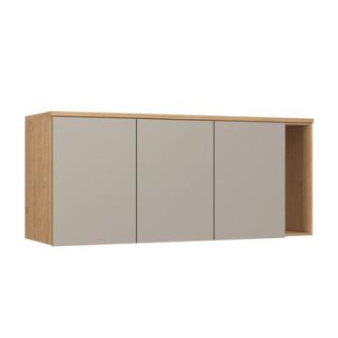 Imagem de Módulo Aéreo para Quarto 3 Portas Elegance - Móveis Castro