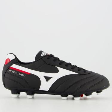 Imagem de Chuteira Mizuno Morelia Classic MD Campo Preta, 42