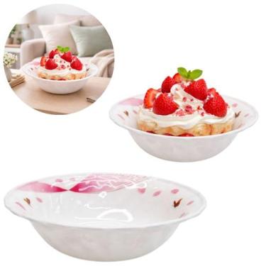 Imagem de Tigela Melamina 18cm Branca Ideal Restaurante Hotel Buffet - Emilar