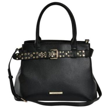 Imagem de Bolsa Feminina Tote bag Via Marte B2-702 Preto-Feminino