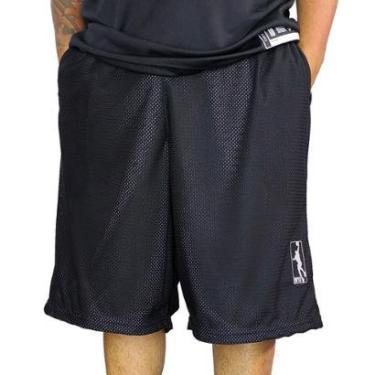 Imagem de Bermuda Basquete M10 Classic Básica Pro-Mesh Preto-Masculino