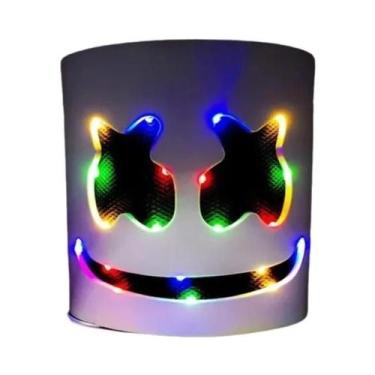 Imagem de Máscara LED Marshmello Respirável Para DJ, Acessório De Festa De Hallo