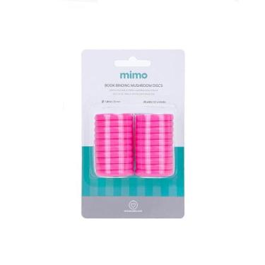 Imagem de Disco Cogumelo para Caderno Inteligente Rosa Candy Mimo - 35 mm - 20 U