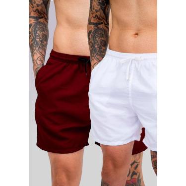 Imagem de Kit 2 Bermuda Masculina Tactel Tectel Praia Short Leve Secagem Rápida Academia Treino com Bolsos-Masculino