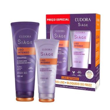 Imagem de Kit Shampoo e Condicionador para Cabelo Liso Intenso Antifrizz 250ml 1