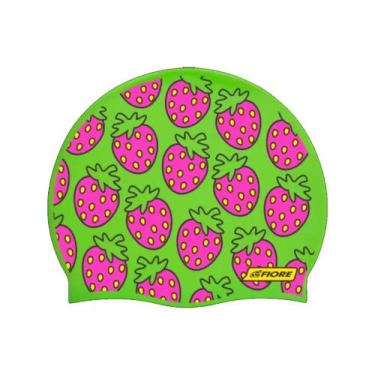 Imagem de Touca Para Natação De Silicone Estampadas - Fiore, Moranguinhos