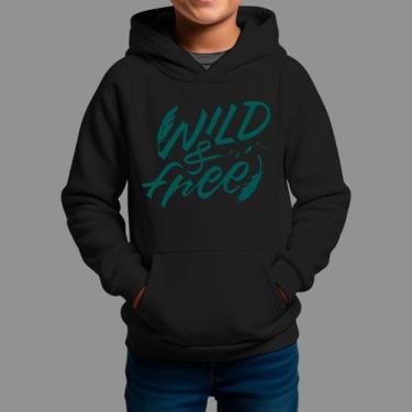 Imagem de Moletom Canguru Infantil Basico Masculino Casual Moda Country Inverno 