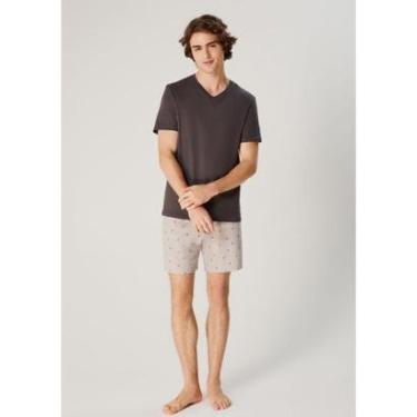 Imagem de Pijama Curto Masculino Com Samba Canção-Masculino