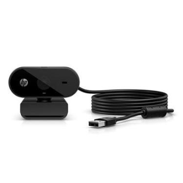 Imagem de Webcam HP 320 FHD, 5MP, USB-A, Preto - 53X26AA#ABL-Unissex