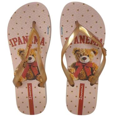 Imagem de Chinelo De Dedo Infantil Menina Macia Ipanema Kids Urso-Feminino