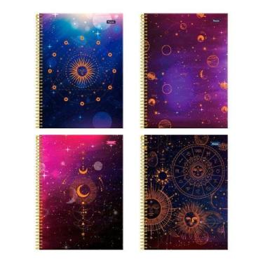 Imagem de Caderno Espiral Foroni Universitário Capa Dura Cosmos 10 Matérias 160 