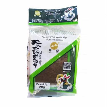 Imagem de Alga Temperada Okazu Nori Aperitivo 20g 8x9cm - Shinsen