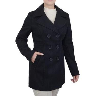 Imagem de Casaco Feminino Facinelli By Mooncity Médio Preto - 610255-Feminino