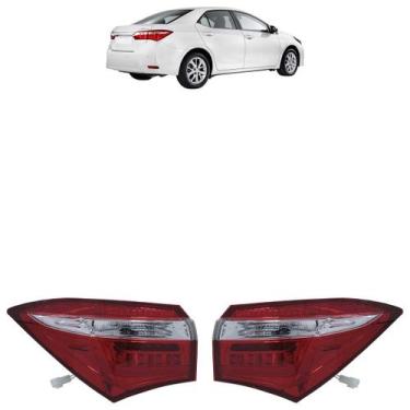Imagem de Lanterna Traseira Corolla 2015 A 2017 Canto Com LED - Automotive Impor