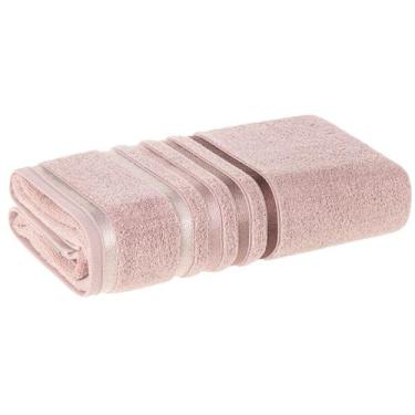 Imagem de Toalha de Banhão Karsten Lumina Avulsa 500g/m² Fio Penteado -, Rosê/Ro