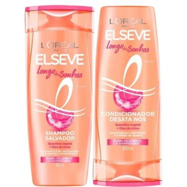 Imagem de Kit Shampoo e Condicionador Elseve Longo dos Sonhos 200ml