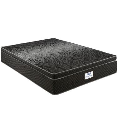 Imagem de  Colchão De Casal King Gazin Em Molas Ensacadas Individualmente Com Espuma D33 Altura De 32 Cm Largura De 193 Cm Preto