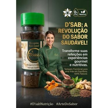 Imagem de Funcional D'sab Tempero 0% sódio 100% Natural - 50g