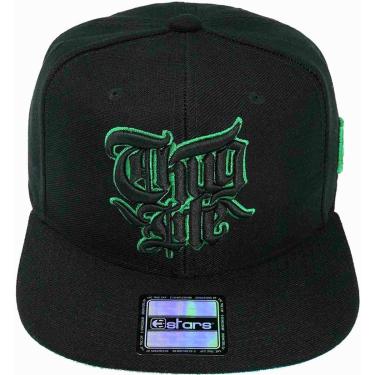Imagem de Boné Aba Reta E-Stars Logo Thug Life Alto Relevo Masculino-Masculino