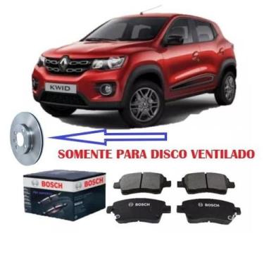 Imagem de Jogo De Pastilha Dianteira Kwid 1.0 2019 A 2022 Ventilado - BOSCH